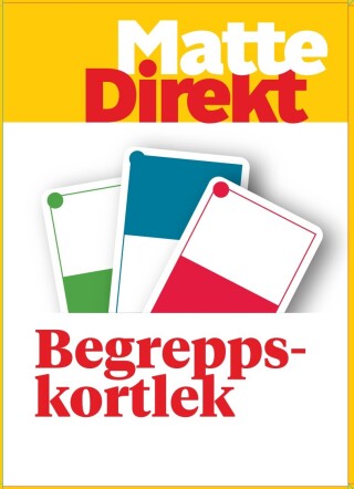 Matte Direkt 7 Begreppskortlek Gul (5-pack) – Omslag