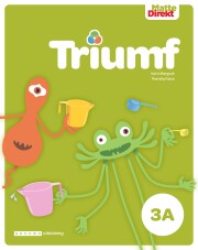 Matte Direkt Triumf 3A Elevbok röd – Omslag