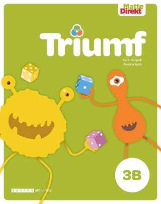 Matte Direkt Triumf 3B Elevbok grön – Omslag