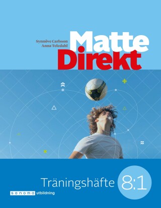 Matte Direkt Träningshäfte 8:1 (5-pack) – Omslag