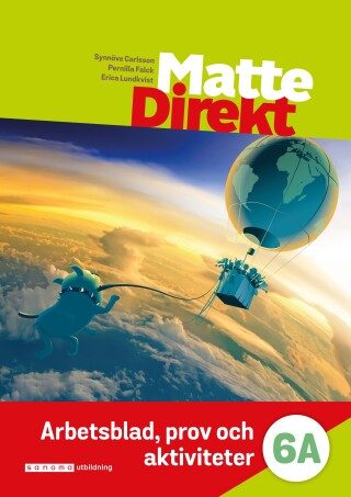Matte Direkt 6A Arbetsblad, prov och aktiviteter (pdf) – Omslag